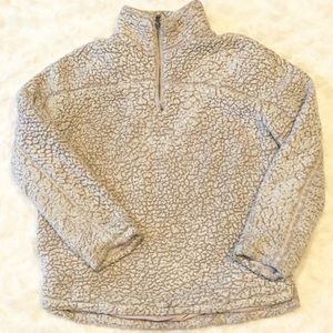 Fleece pullover sweater from thread an supply!